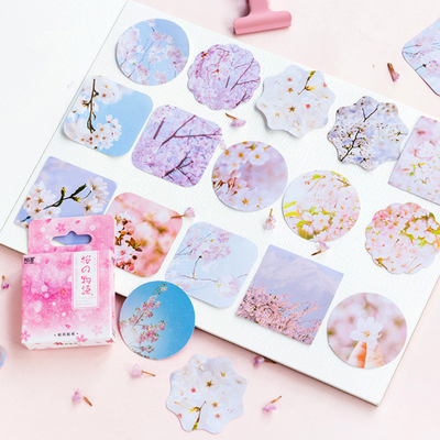 Kawaii Pen Shop Cherry Blossom Paper Stickers