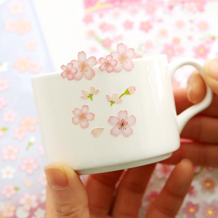 Japanese Sakura Cherry Blossom Stickers