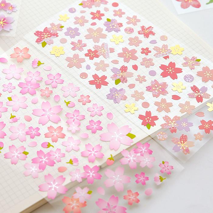 Japanese Sakura Cherry Blossom Stickers