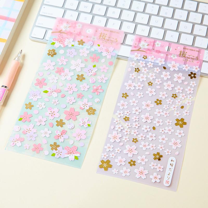 Japanese Sakura Cherry Blossom Stickers