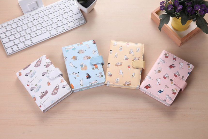 Kawaii Cat Leather Notebook