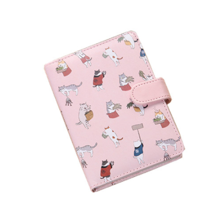 Kawaii Cat Leather Notebook