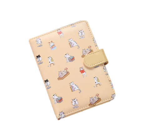 Kawaii Cat Leather Notebook