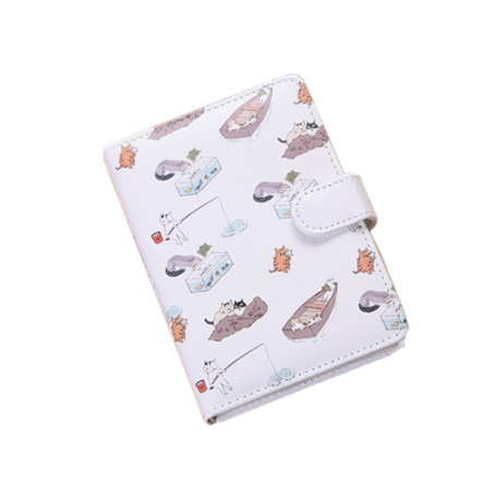 Kawaii Cat Leather Notebook