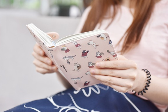 Kawaii Cat Leather Notebook