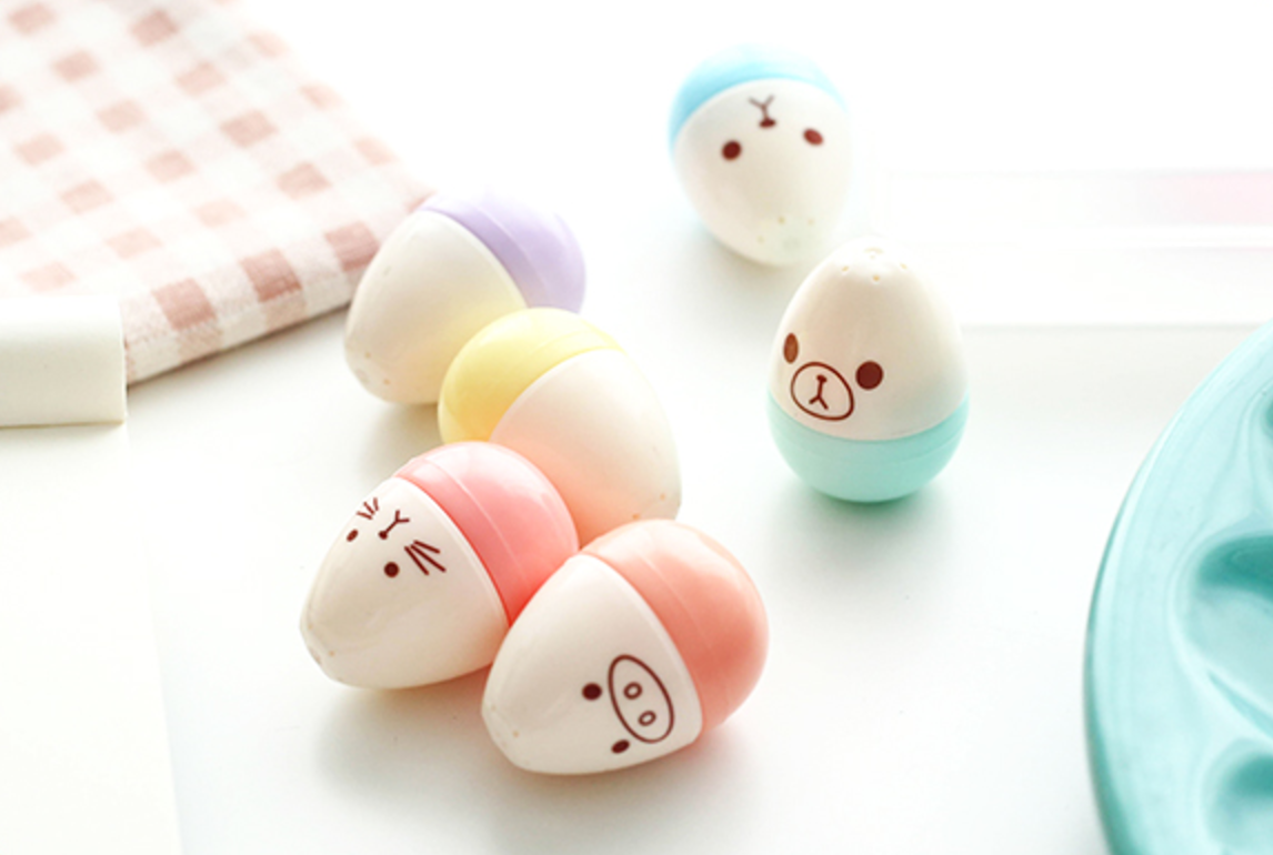 Kawaii Mini Egg Highlighter 6-pack