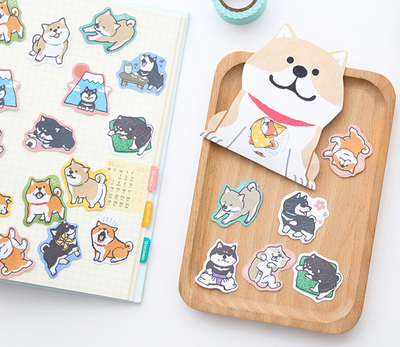 Kawaii Shiba Inu Sticker Pack