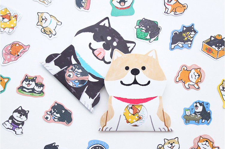 Kawaii Shiba Inu Sticker Pack