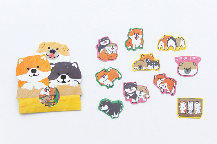 Kawaii Shiba Inu Sticker Pack