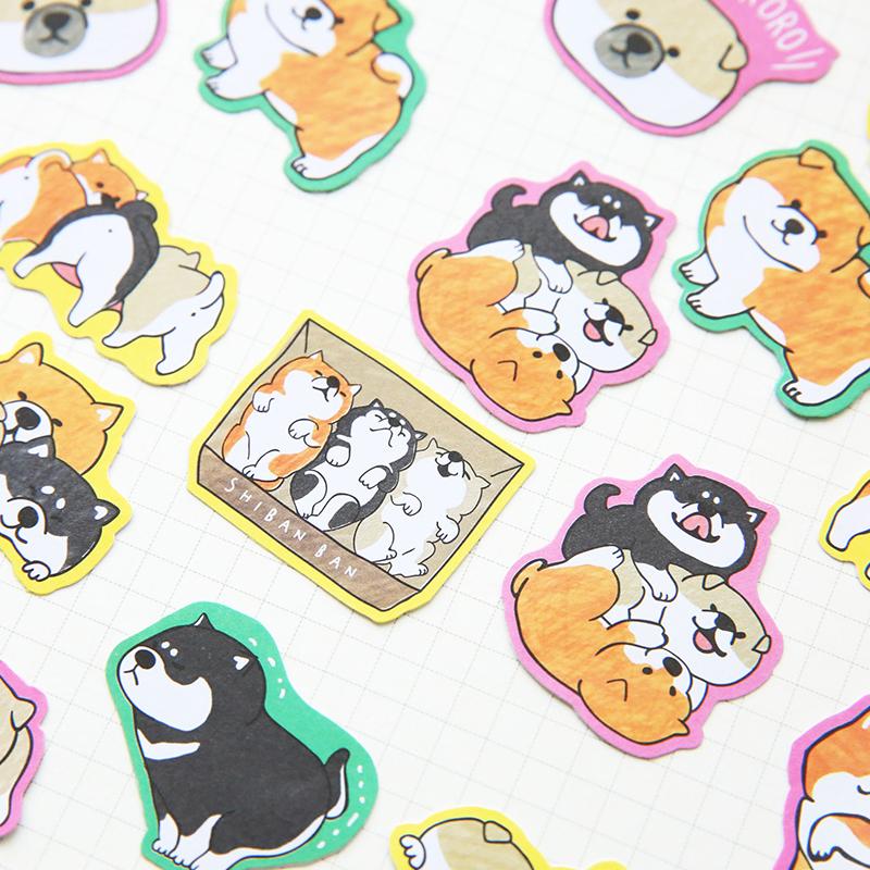 Kawaii Shiba Inu Sticker Pack