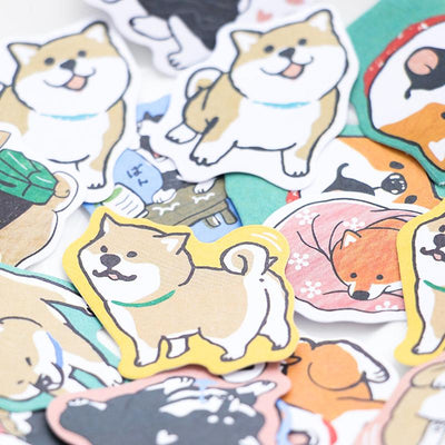 Kawaii Shiba Inu Sticker Pack