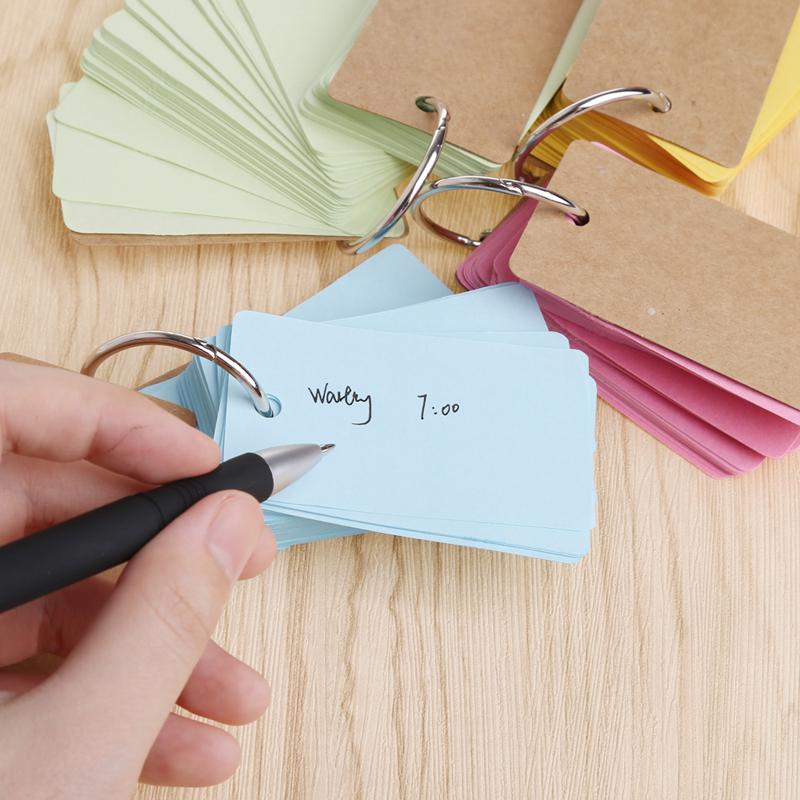 Colorful Key Ring Memo Pad