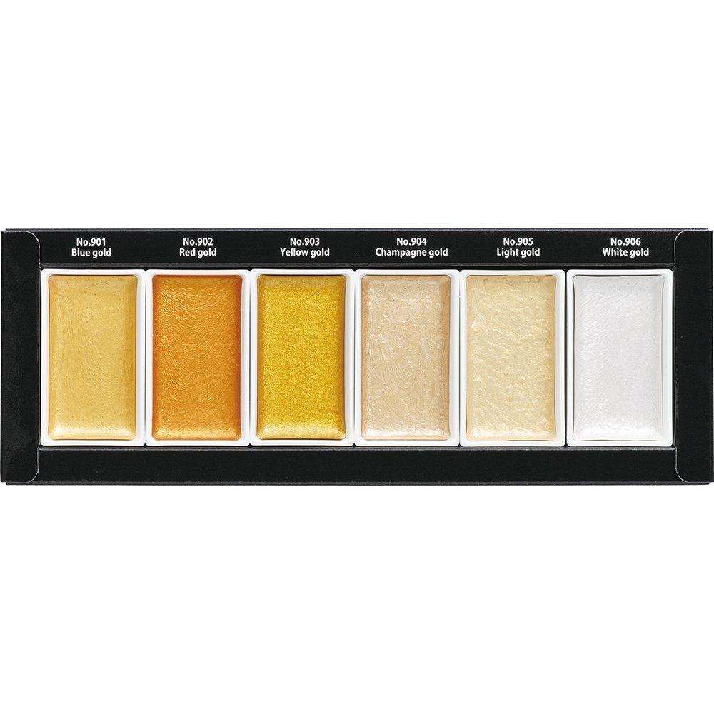 Kuretake Gansai Tambi Starry Colors - 6 Color Set
