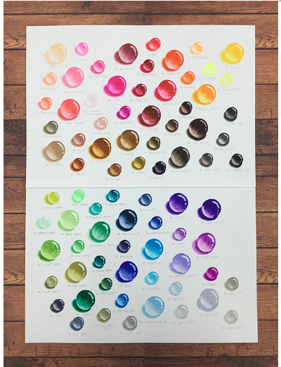 Kuretake ZIG Clean Color Real Brush Pen - 24 Color Set