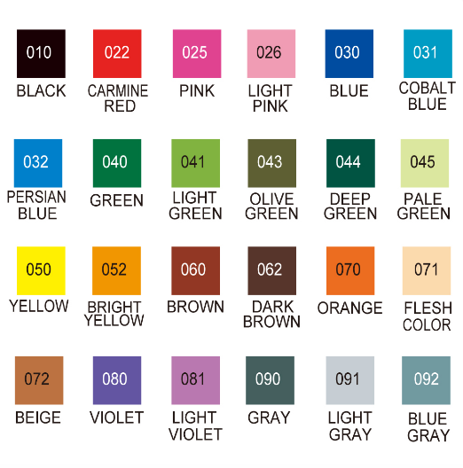 Kuretake ZIG Clean Color Real Brush Pen - 24 Color Set