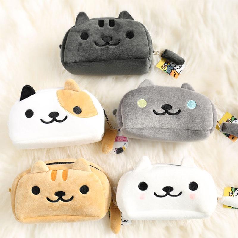 Nyanko Plush Pencil Case