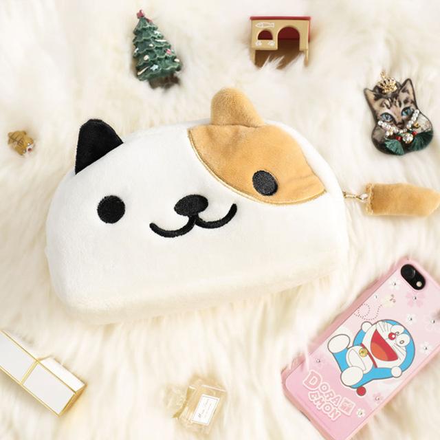 Nyanko Plush Pencil Case