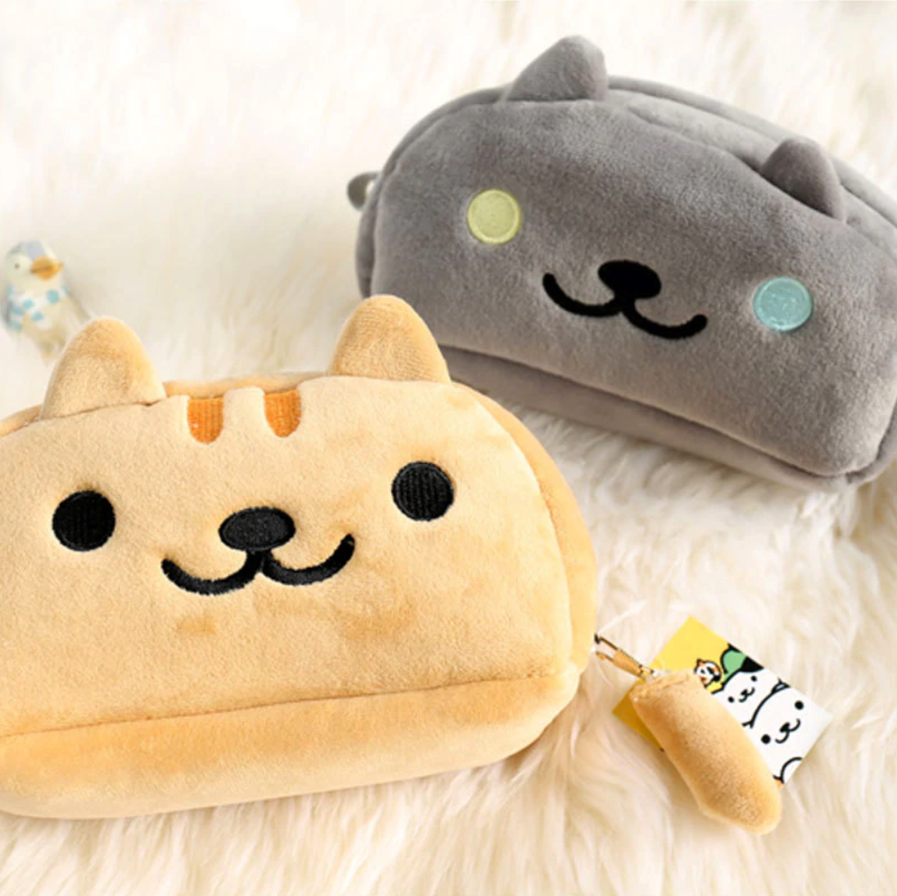 Nyanko Plush Pencil Case