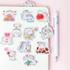 Two Hamsters Paper Stickers
