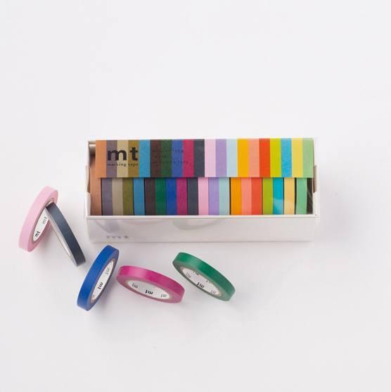 MT Masking Tape Set of 20 - Light & Dark Colors