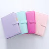 Pastel Color Leather Planner