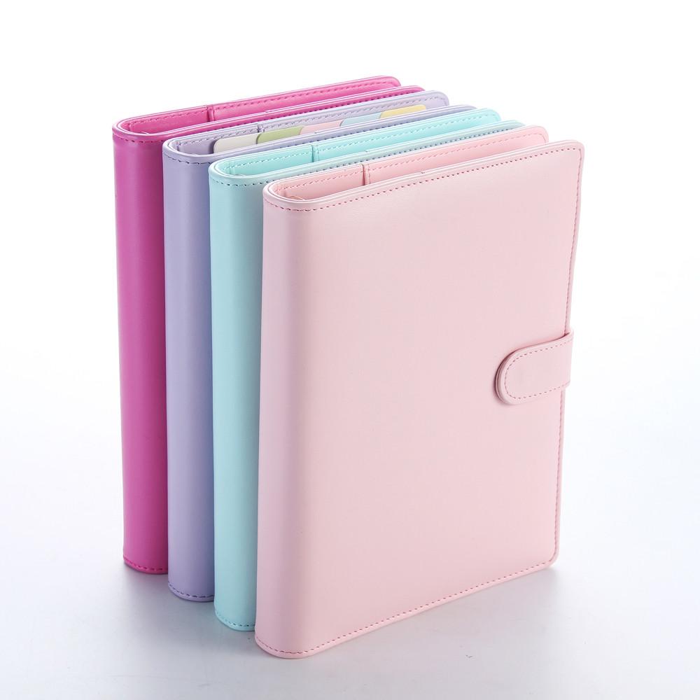 Pastel Color Leather Planner