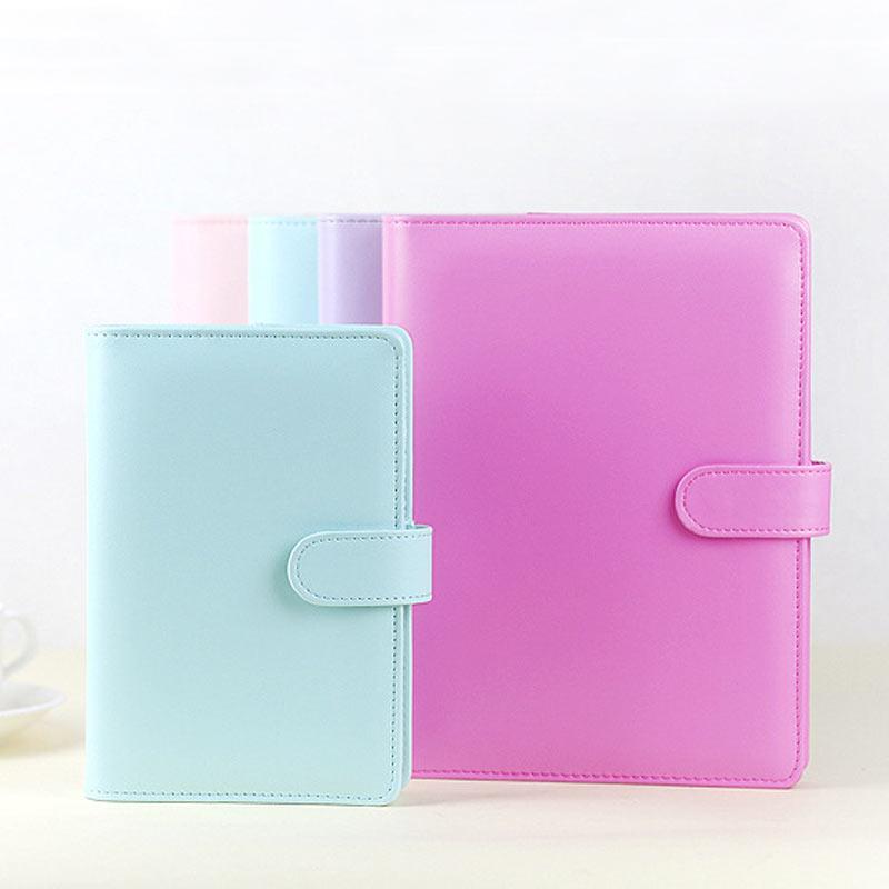 Pastel Color Leather Planner