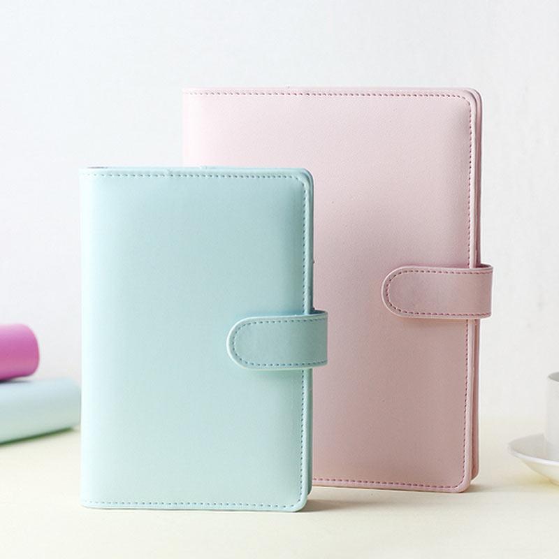 Pastel Color Leather Planner