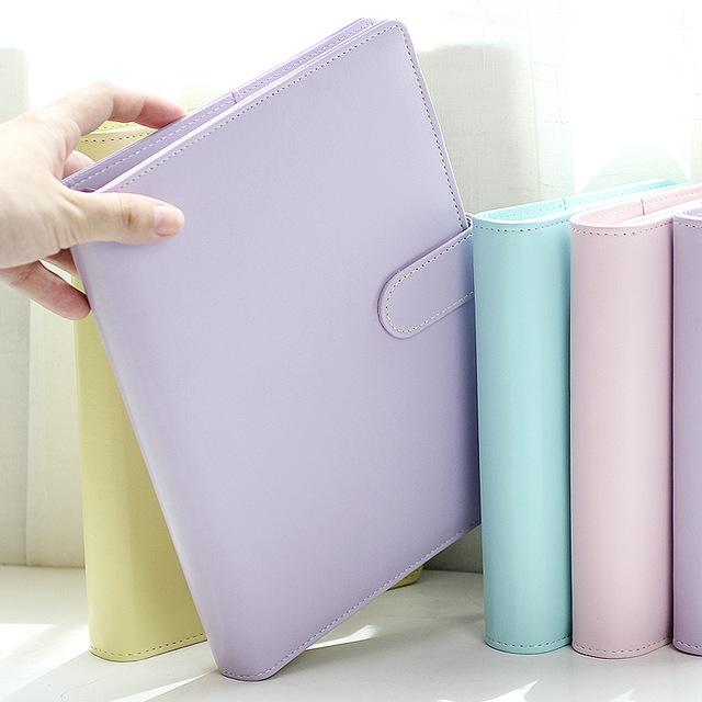 Pastel Color Leather Planner