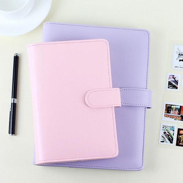 Pastel Color Leather Planner