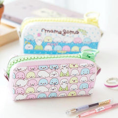 Kawaii Cute Pencil Case Aesthetic for Girls Transparent Large Large  Capacity Bag