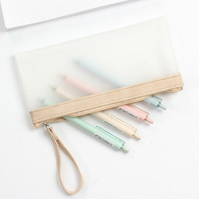 Simple Life Translucent Pencil Case
