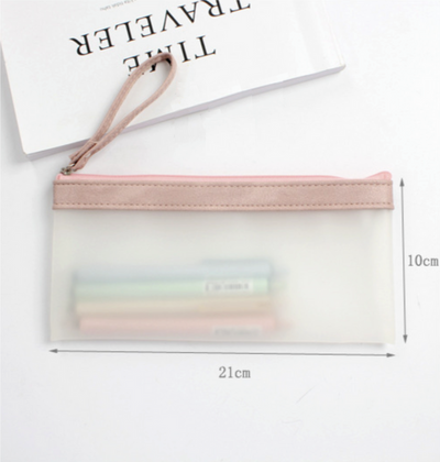 Simple Life Translucent Pencil Case