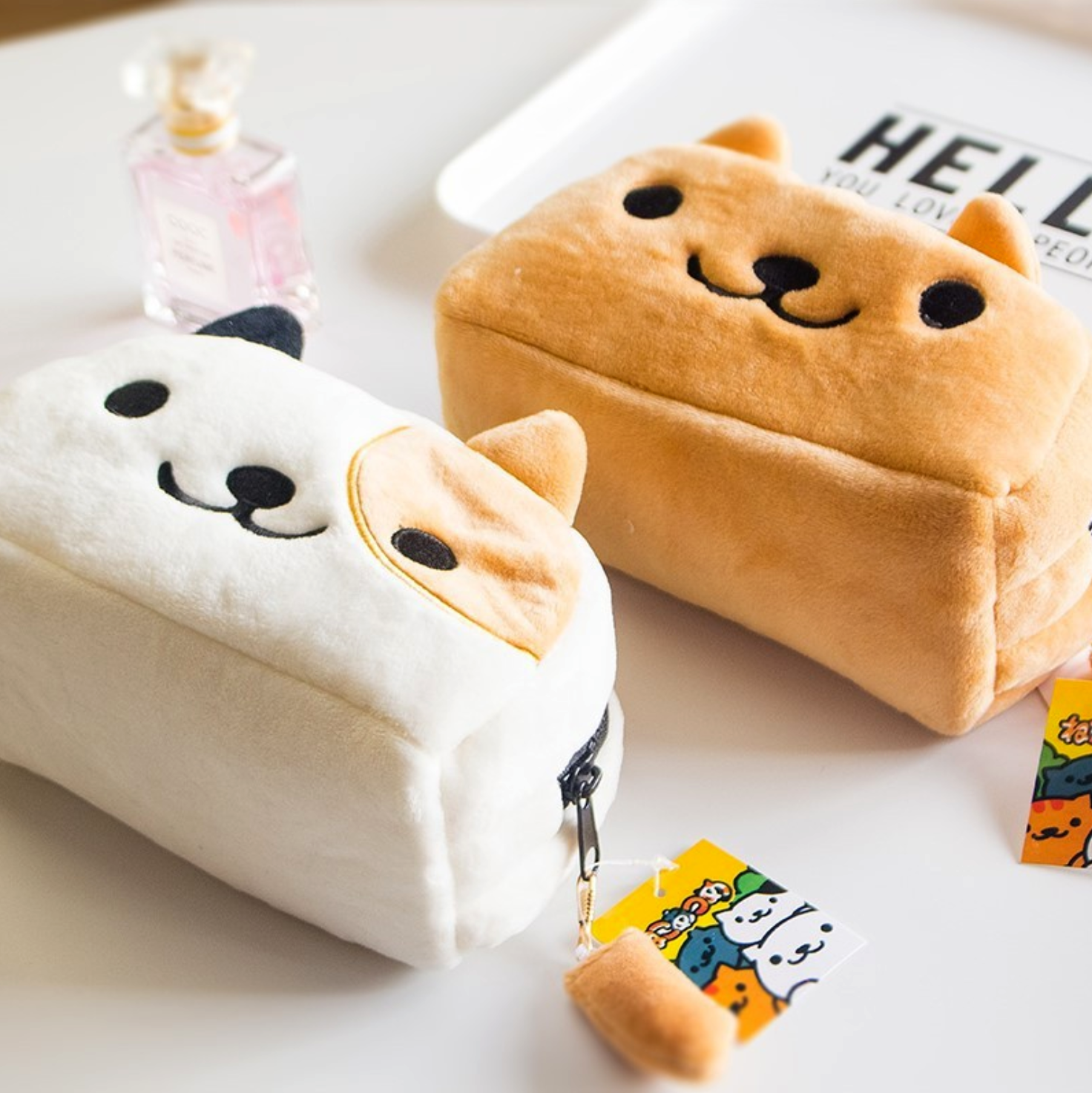 Nyanko Plush Pencil Case