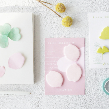 Petal & Leaf Sticky Notes