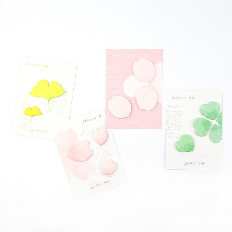 Petal & Leaf Sticky Notes