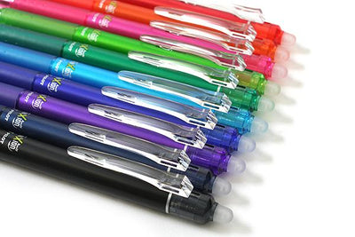 Pilot FriXion Ball Knock Retractable Gel Pen - 10 Color Set