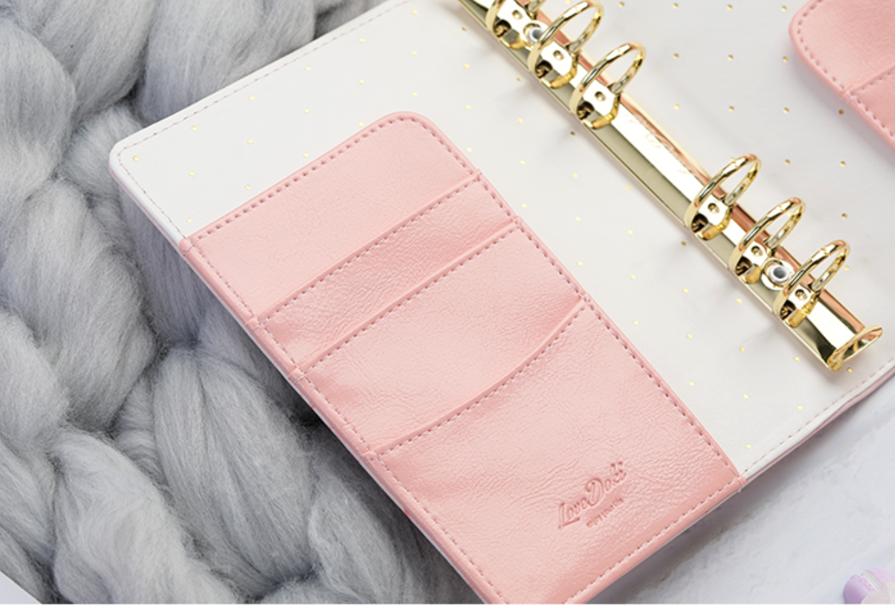 Pink Marble Personal Planner + Accessories