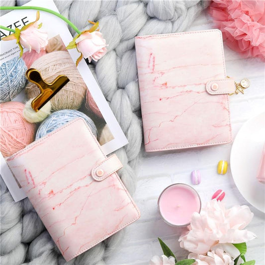 Pink Marble Personal Planner + Accessories