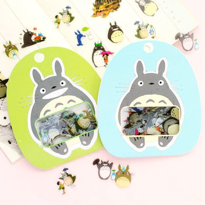 Kawaii Totoro Plastic Stickers