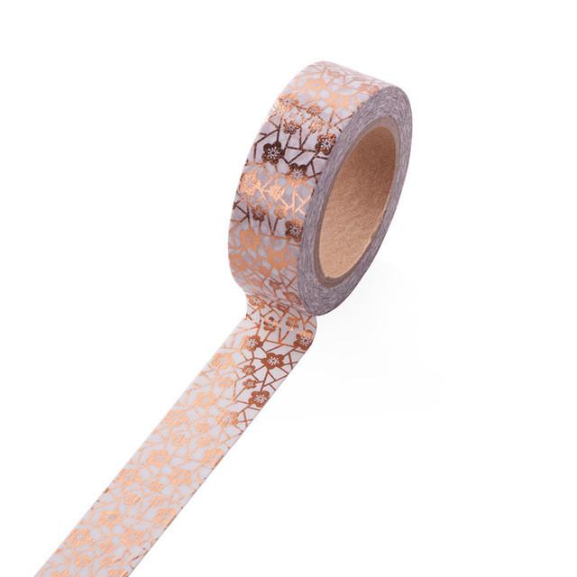 Rose Gold Pattern Washi Tape