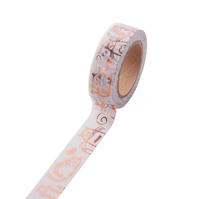 Rose Gold Pattern Washi Tape