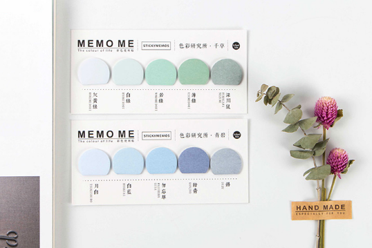 Round Gradient Color Sticky Notes