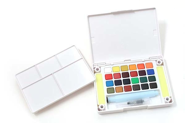 Sakura Koi Watercolor Field Sketch Box - Set of 24
