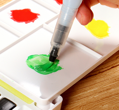 Sakura Petit Color Watercolor Field Sketch Box Set - 24 Color Palette + Water Brush