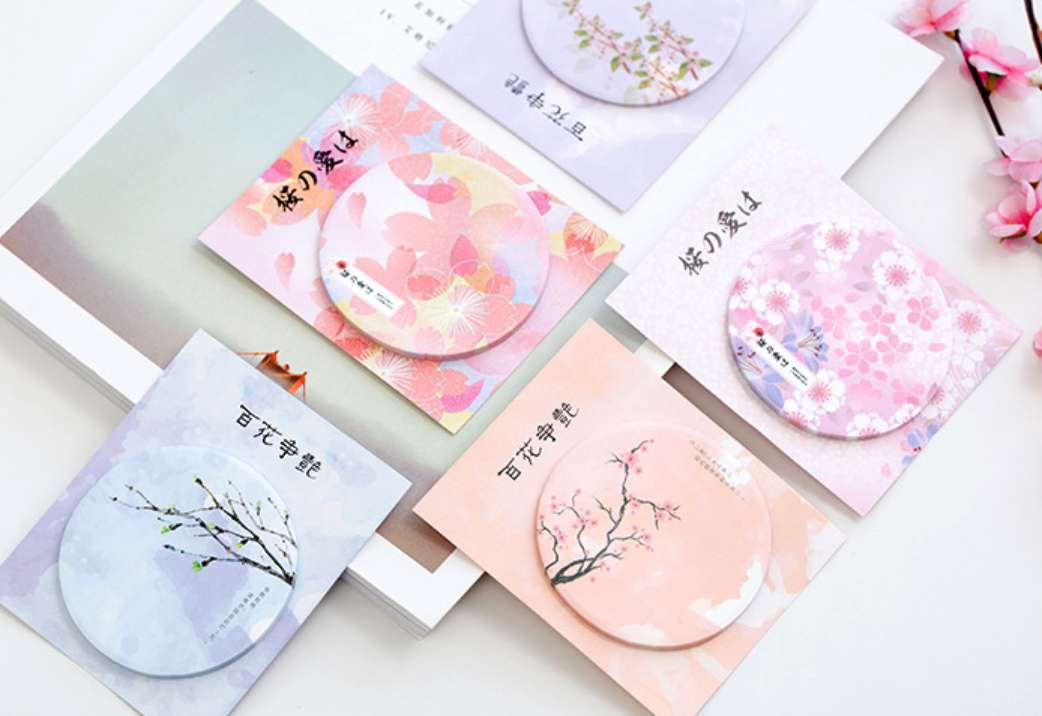 Sakura Sticky Notes (8 Types)