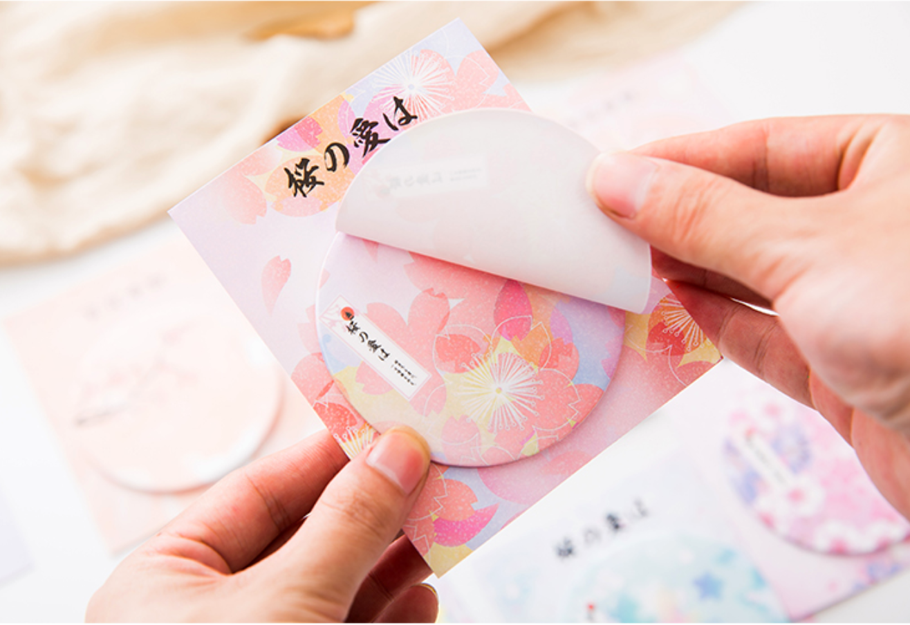 Sakura Sticky Notes (8 Types)