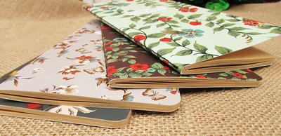 Vintage Flower Mini Diary