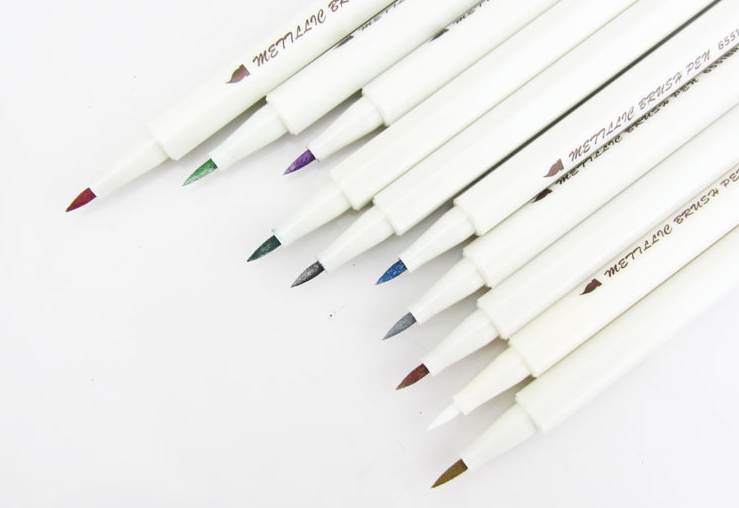 STA Metallic Shade Brush Pen 10-pack