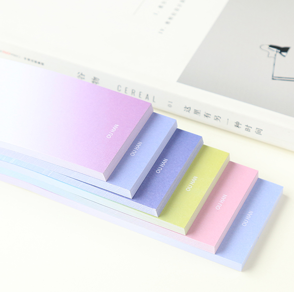 Long Ombre Sticky Note Pad